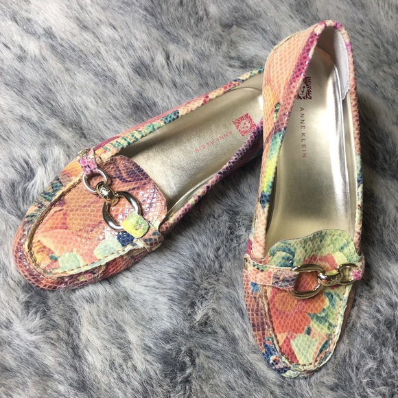 anne klein floral shoes